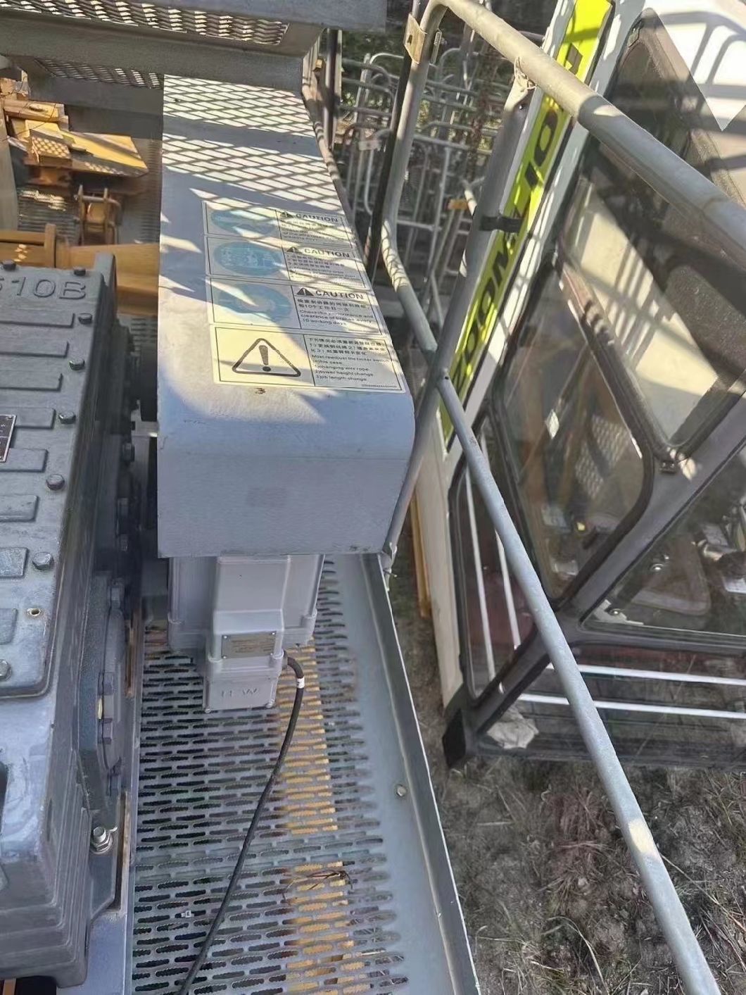 Использованные башенные краны W7015-10e с 10T максимальной нагрузкой Своевременная доставка в 7-20 рабочих дней