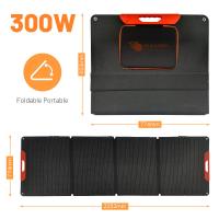ETFE IP65 300W Folding Solar Panel Kit 4X75W Portable Suitcase Solar Panels