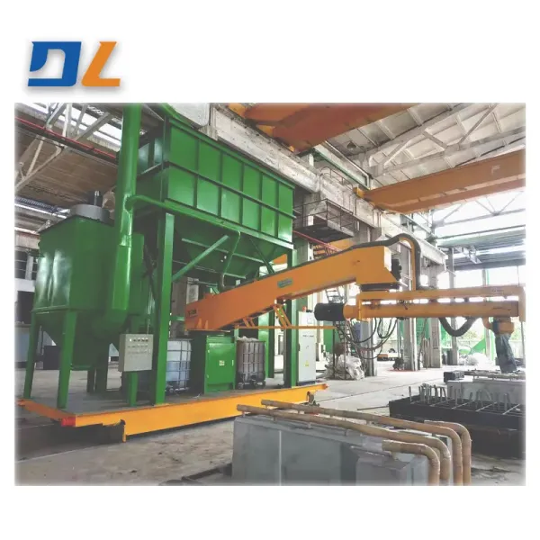 Self - Hardening Resin Sand Casting Sand Mold Continuous Forming Line