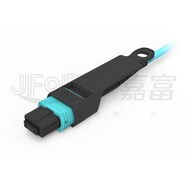 12 гибкий провод полярности b Aqua кабеля мультимодных 50/125 3.0mm LSZH хобота ядра MPO