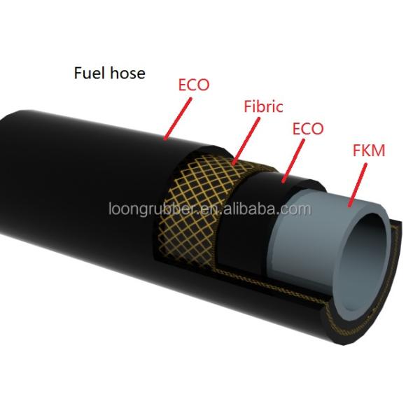 NBR Rubber Fuel Line Hose for Flexible Diesel Performance in Engineering Machinery