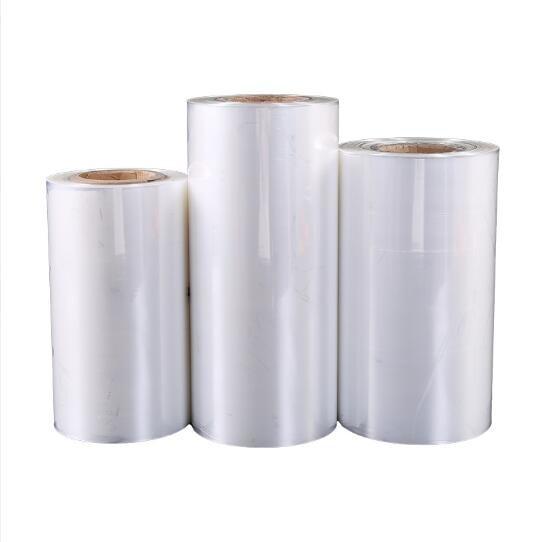 Película resistente ao aquecimento POF embalagem exterior película de plástico transparente, vedação transparente dobrada Película resistente ao aquecimento POF