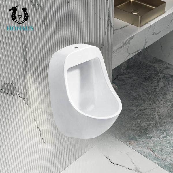 Oval Shape Men'S Toilet Urinal Porcelain Automatic Urinal 330*380*600mm