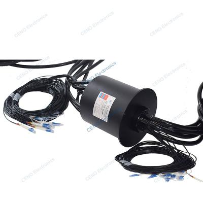 10 Channels MM Integration Fiber Optic Rotary Joint with Slip Ring Insertion Loss 3.5dB