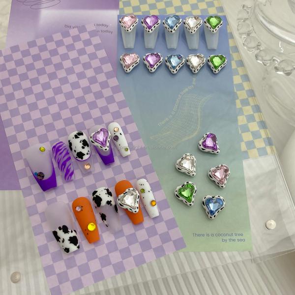 Nail art Charms Accessories colorful frosted 3d nail art bow Beauty nail Art Decorations