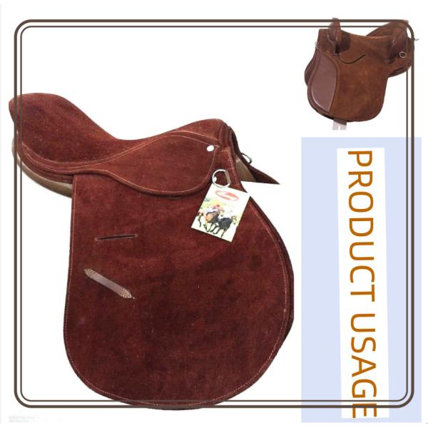 Good Elastic Faux Microfiber Suede Leather For Horse Saddles