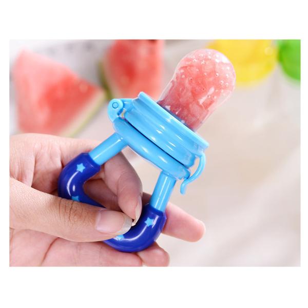 Small Tapered Type Silicone Baby Fruit Pacifier Feeder Small Mouth For Vegetable Bite