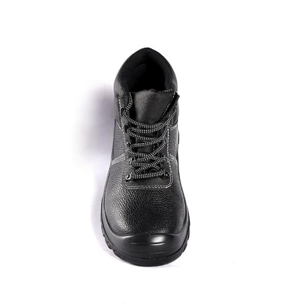 OEM/SHENGJIE Premium Quality Durable Work Shoes Embossed Cow Leather Upper Anti-Static Technology Steel Toe Safety Shoes