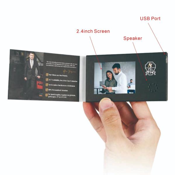 2.4 Video Business Card Custom Lcd Video Mailer For Business Promotion