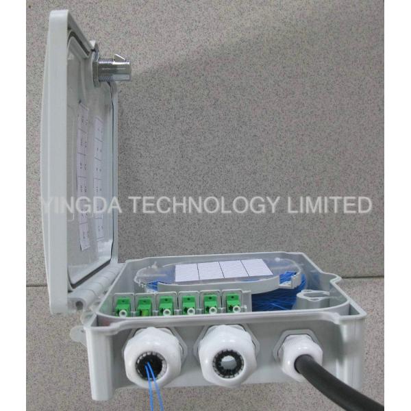 Компактная пластичная коробка Splitter оптического волокна, 24 коробки соединения SC LC порта напольных
