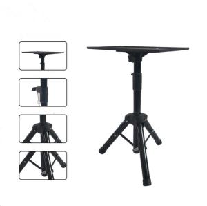 Durable Electro Coating Steel Projector Tray Speaker Stand Tripod Triangle