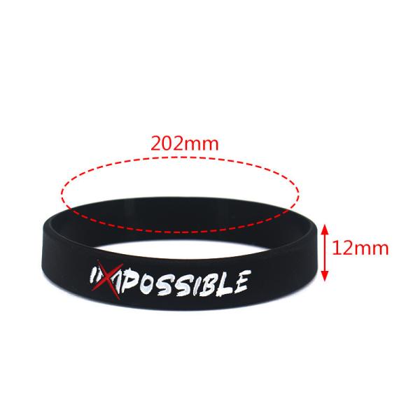 Des bracelets en silicone personnalisés pour les matchs de football et de basket-ball Longueur 20cm-25cm