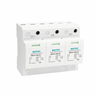 DC Surge Protection Device 1000V 80kA IP20 for Solar Systems