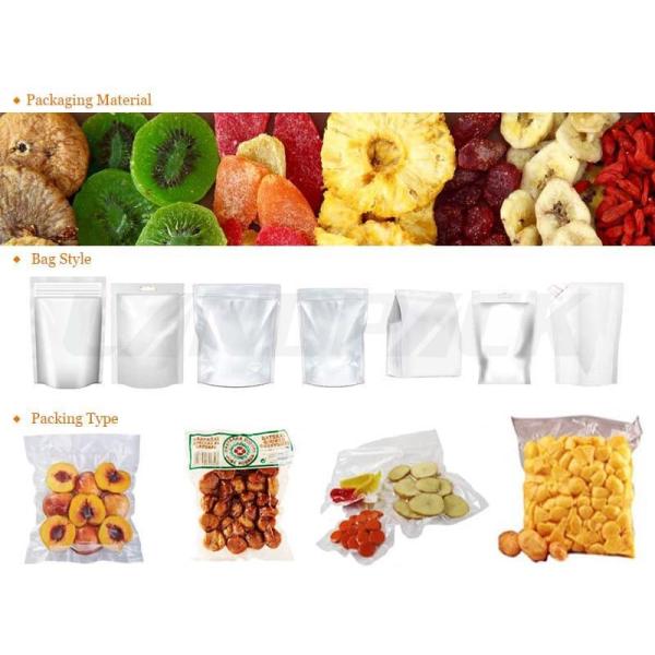 Промышленный роторный арахис голубик клюкв плода машины упаковки вакуума сухой