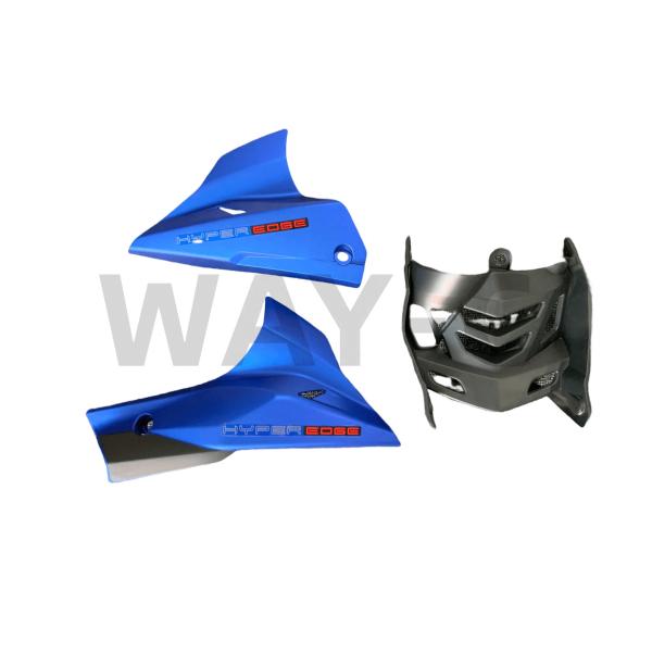 N9222779 Plastic Motorcycle Engine Guard Center Set LH/RH For TVS APACHE RTR