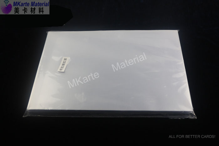 Высокий лист верхнего слоя PVC карты прилипания 40Mpa 0.04mm RF