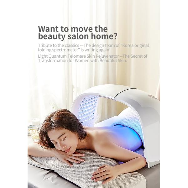 Salón de belleza PDT Máquina de terapia de luz LED para el rejuvenecimiento / blanqueamiento de la piel