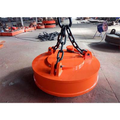 Industrial Crane Scrap Lifting Magnet Circular Type Overhead Installation