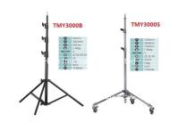 Aluminium de support de trépied de lumière de photographie de studio atténué par air plié avec la jambe flexible
