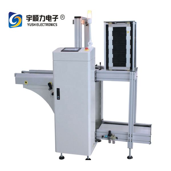Multiple Speed Automatic Pcb Loader Machine , Touch Display Automatic Magazine Loader