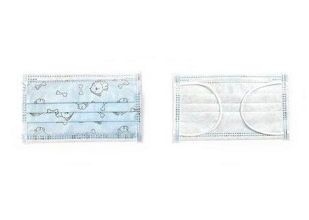 Non Woven Kids Surgical Mask , Kids Disposable Mask Low Respiratory Resistance