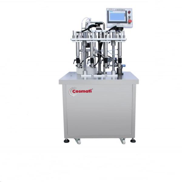 10 Heads Rotary Perfume Bottle Filling Machine 5-1000ml High Accuracy for Cosmetic Liquid