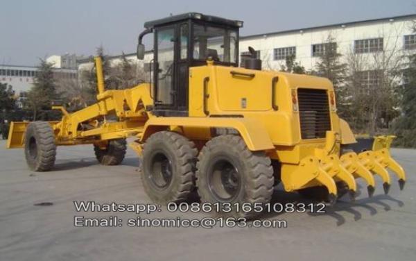 Motor Grader/PY220C Grader/220HP Motor Grader with cummins engine , Color yellow with ripper