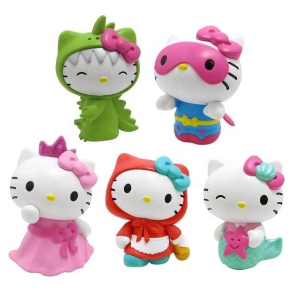Fabricant de jouets OEM plastique mignon Mini dessin animé Kitty chat jouets pour enfants