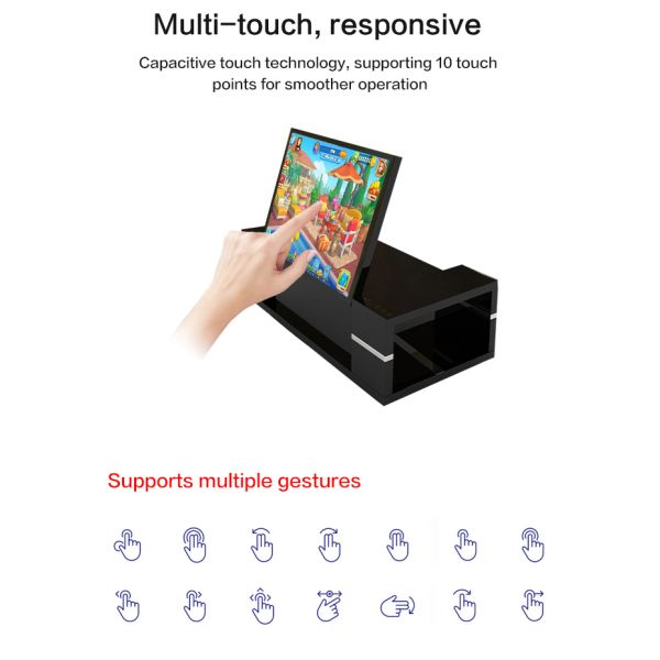 55 inch Manufacturer price smart home interactive touch screen desks for coffee shop advertising display
