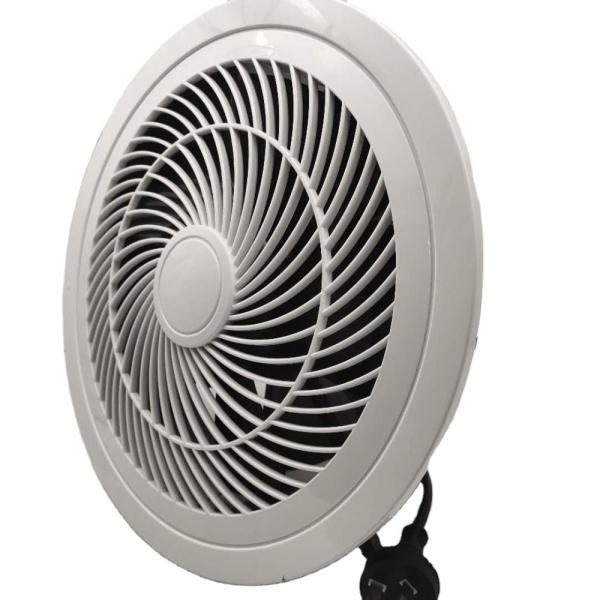 Massa personalizada 200mm 250mm Ventilador de escape de teto de parede com luz LED OEM / ODM Made