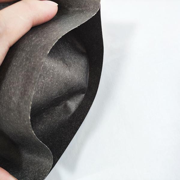 Papel Kraft negro marrón bolso de pie con cremallera vuelva a cerrarse reciclable digitalmente impreso