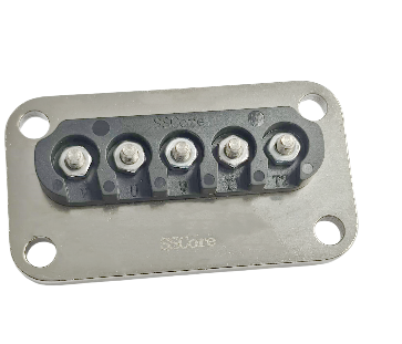 5 Numberofpoles Connection Terminal Board 30A Currentrating Electrical Terminal Block for and Secure Electrical Circuit Connections