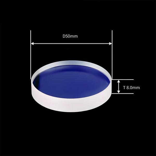 55.0*1.5mm 50.0*8.0mm New Laser Protective Lens Laser Protection Window for TRMPF
