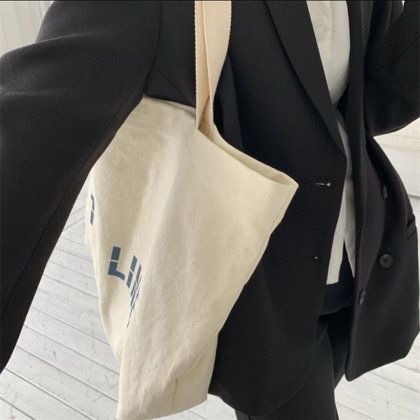 Accepable OEM/ODM Letter Print Cotton Tote Bag for High Demand