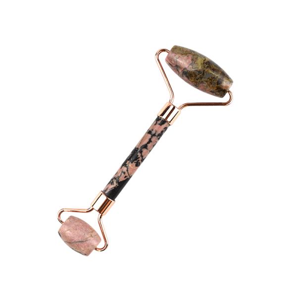 Massage Tools 2024 Face Massage Equipment Rhodonite Face Roller Guasha Massager Anti Aging Massage Gua Sha Tool