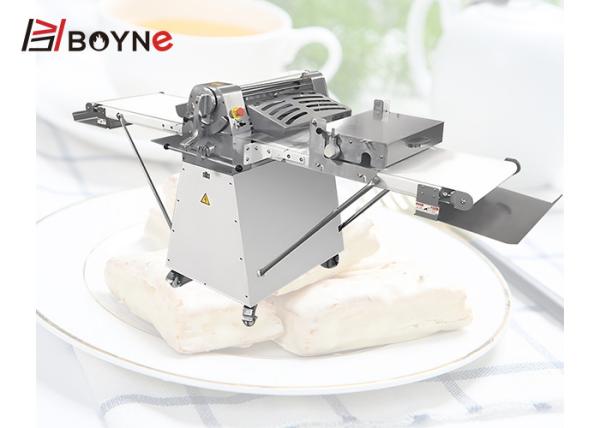 SS Table Top Type Electric Dough Sheeter Machine For Bakery with 520 mm or 380mm roller length