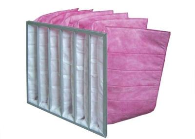 Aluminum Fame Mid Efficiency Pocket Bag Air Filter Synthetic F8 F9 95% With Aluminium Frame Material