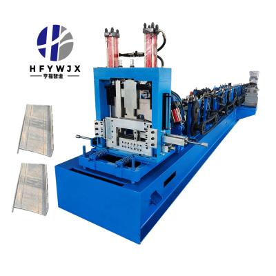 High Precision CZ Purlin Roll Forming Machine 25m/Min With Infinite Shear System