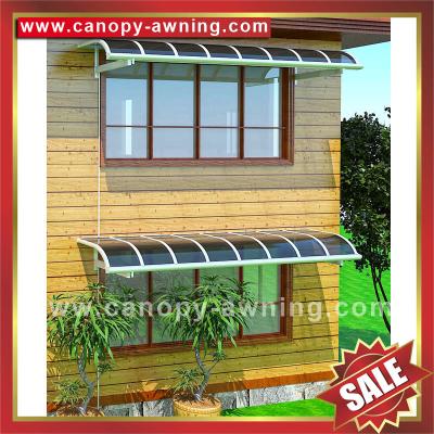 excellent waterproofing super durable metal aluminium aluminum alu polycarbonate awning canopy shelter sunvisor for sale