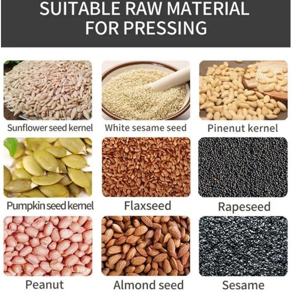 Sesame Cottonseed Oil Press Machine Flaxseed Making Machinery with Customization