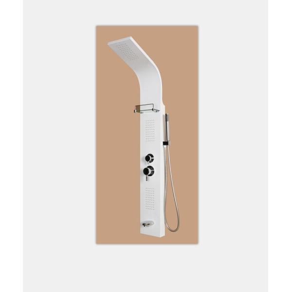 Aluminum Alloy Shower Columns Panels / Wall Mounted Shower Head Panel Size 150*22CM