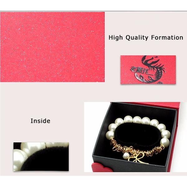 Fashionable Bespoke Leather Hinged Paper Packaging Boxes For Silver Jewelry Gift