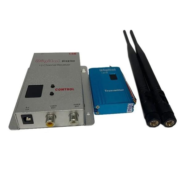 1.5W RF Power Wireless Video Transmission 1.4Ghz 1.5Ghz 1.6Ghz Video Sender And Receiver For Graphic Transmission