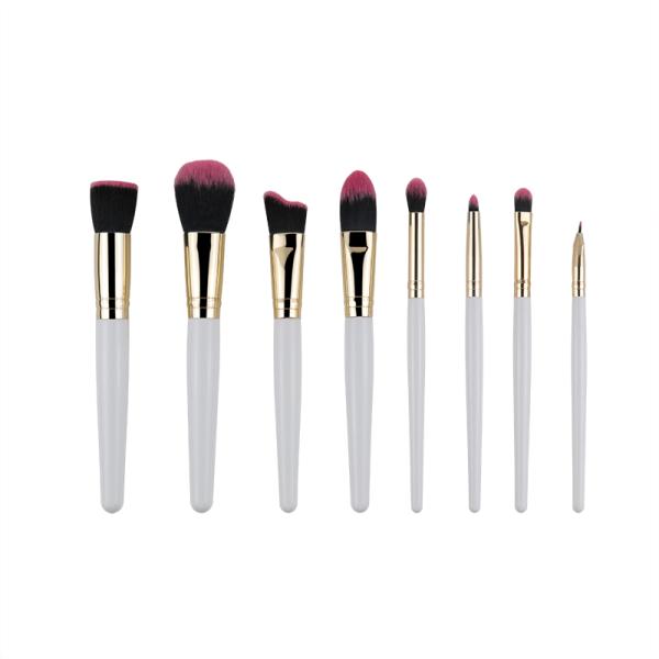 Thoughtful Design Beauty Brushes Set Gradient Hair Durable Wooden Handle