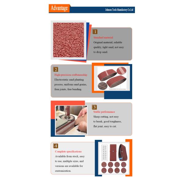 Прочная гибкая ткань алюминиевой окиси истирательная для шлифовальных приборов пояса