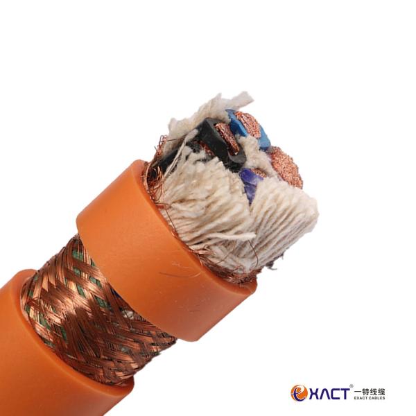 110V-450V AC Xlpe Insulated Shielded Power Cable Copper Tape Electric Vehicle EV Cable