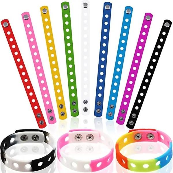 Silicone Wristband for Education Baby Jewelry Pendant Fashion Style Wrist Toy Soft Rubber Kids Gift