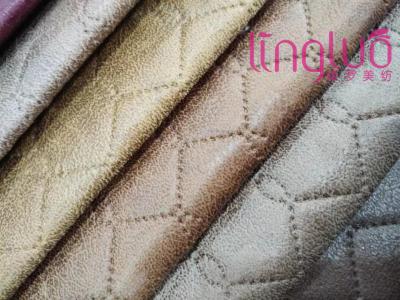 Ultrasonic wave suede fabric for sale New design soft touch Tech Cloth Cover