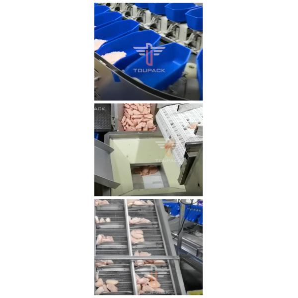 300g 300pcs/Min Frozen Food Packing Machine Highly Intelligent