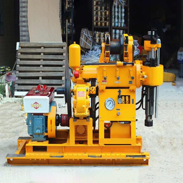 Máquina de perfuração rotativa de poços de água 400 kg Máquina de perfuração de poços de água 100 mm 230 m Profundidade de perfuração